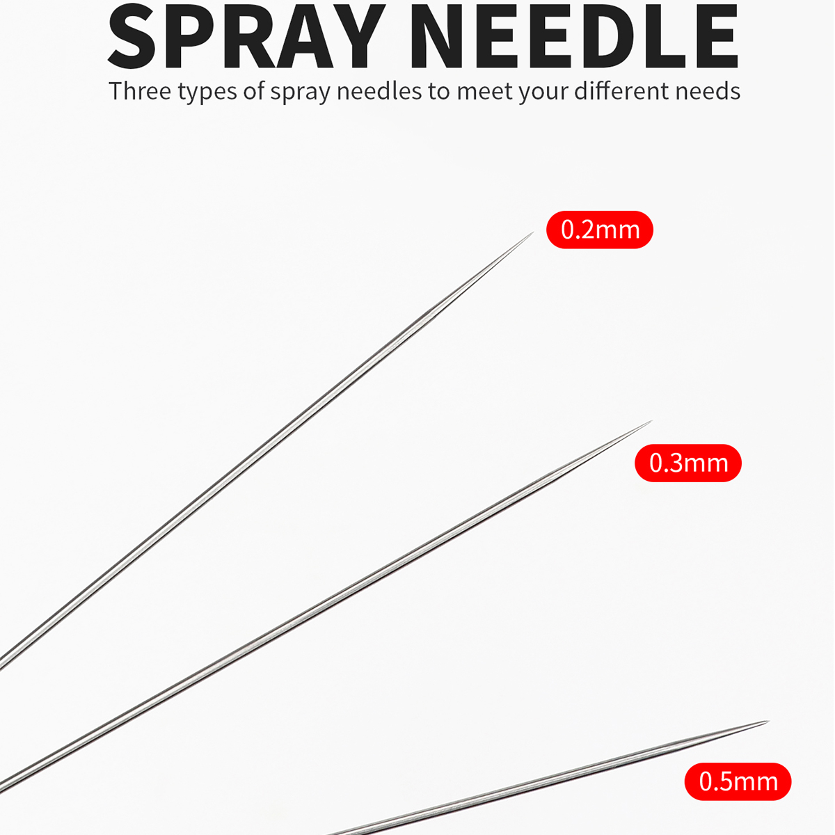 3pcs set 0.2/0.3/0.5mm Airbrus - огляд і ціна Airbrush Kit With Mini Compressor