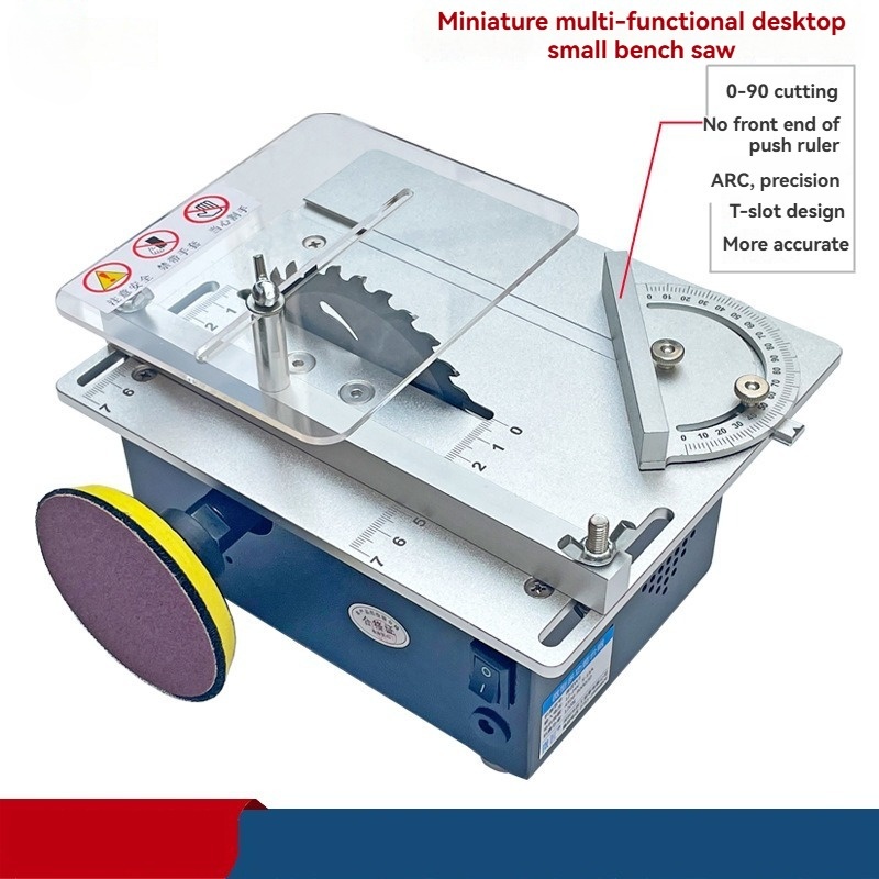 Mini 120W Bench Saw Adjustable - огляд і ціна Mini Table Saw For Woodworking