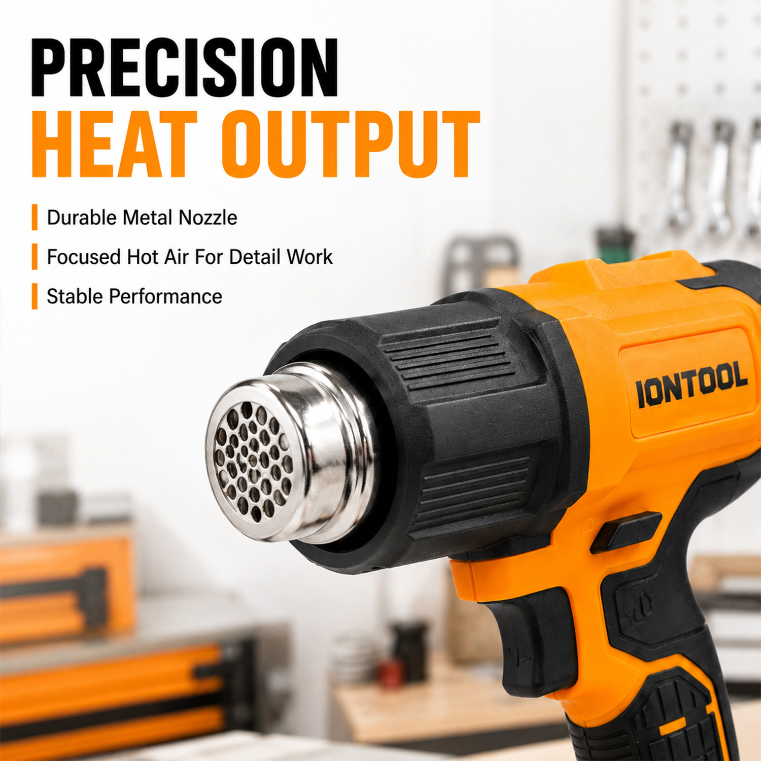 IONTOOL Yellow Cordless Heat G - огляд і ціна Cordless Heat Gun For Shrink Tubing