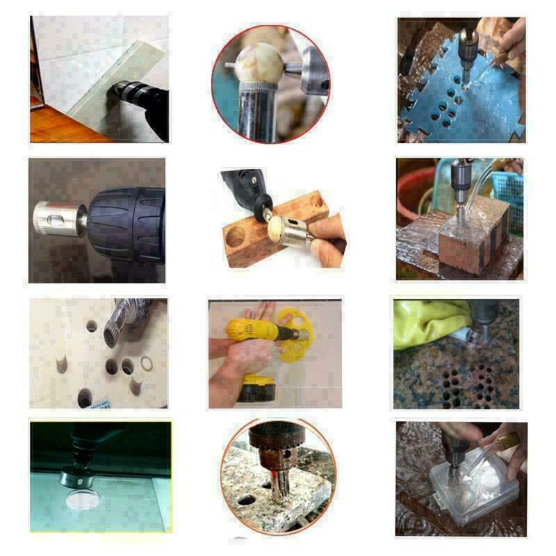10/15pcs Set Tile drill bit Se - огляд і ціна Reciprocating Saw Attachment Drill