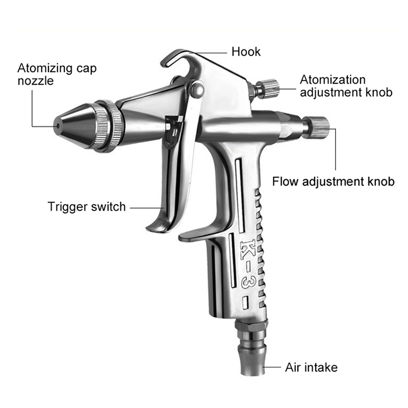 K-3 Mini Paint Air Spray Gun 0 - огляд і ціна Airbrush Kit With Mini Compressor