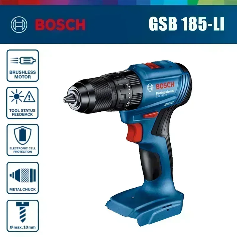 Bosch GSB 185-LI 18V Brushless - огляд і ціна Brushless Cordless Electric Drill 18V