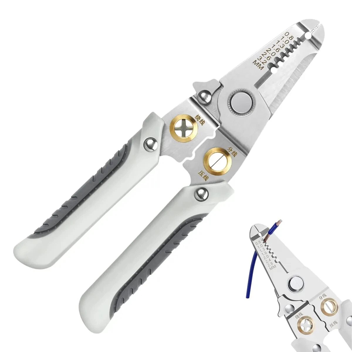 6 In 1 Wire Stripper Special W - огляд і ціна Automatic Wire Stripper Cutter