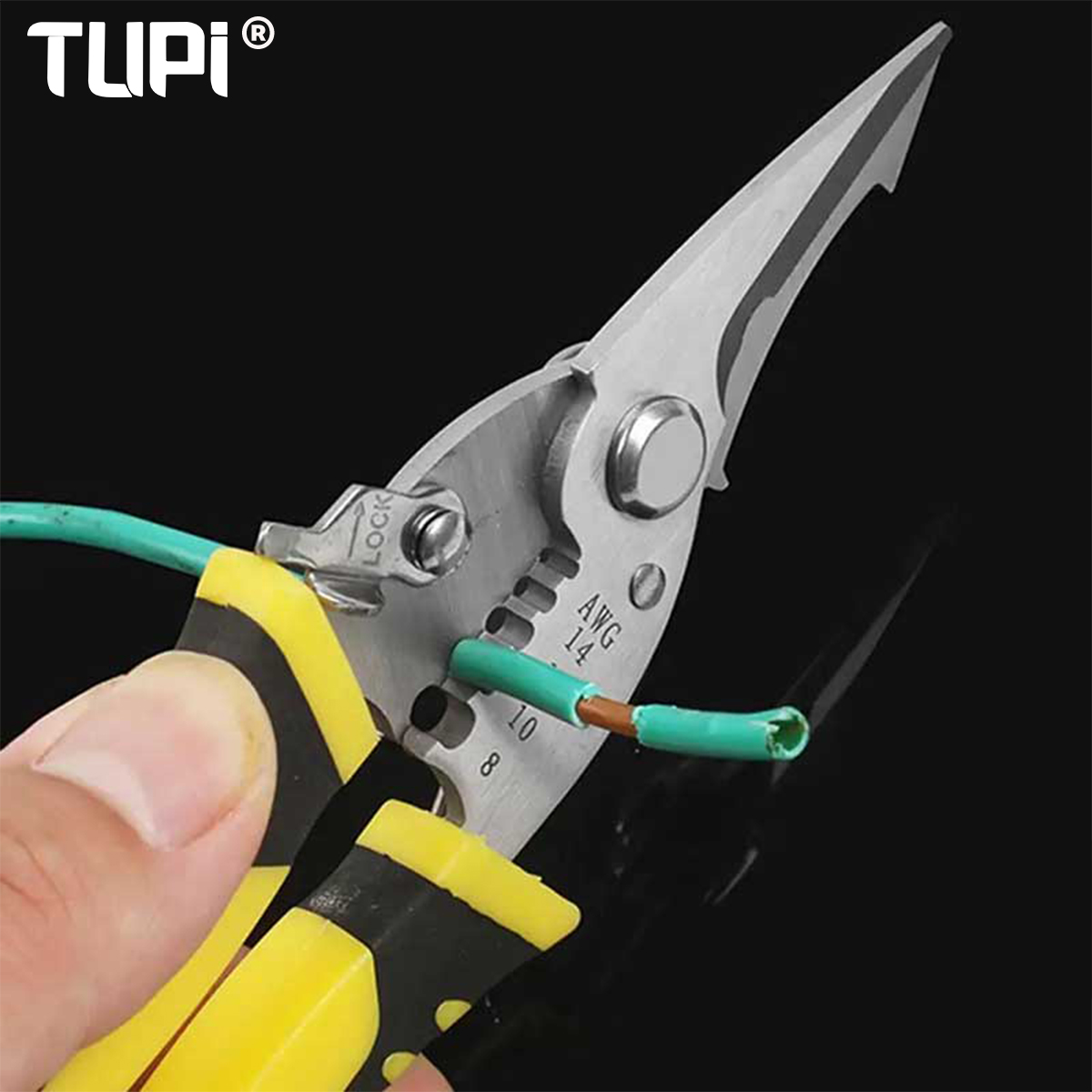 TUPI Pro Electrician Pliers 3  - огляд і ціна Automatic Wire Stripper Cutter