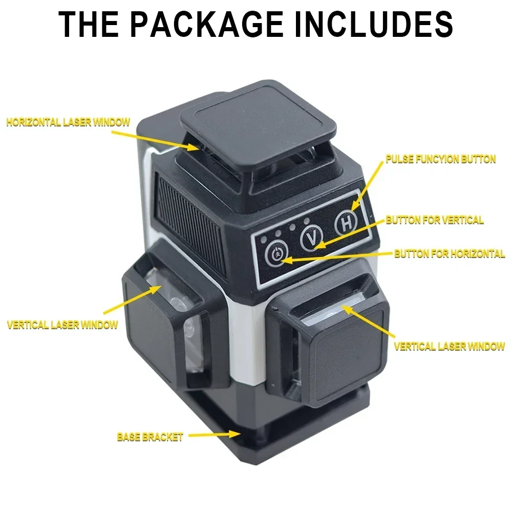 16 Lines Laser Level 4D Self L - огляд і ціна Laser Level 16 Lines 4D Green