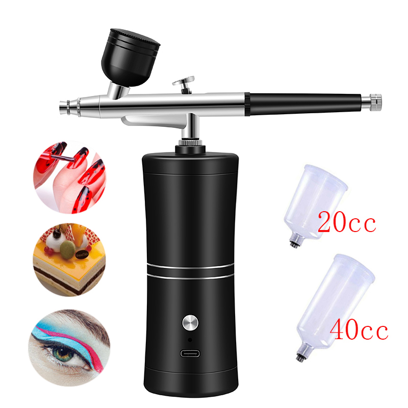 Airbrush for Nails Art Paint P - огляд і ціна Airbrush Kit With Mini Compressor