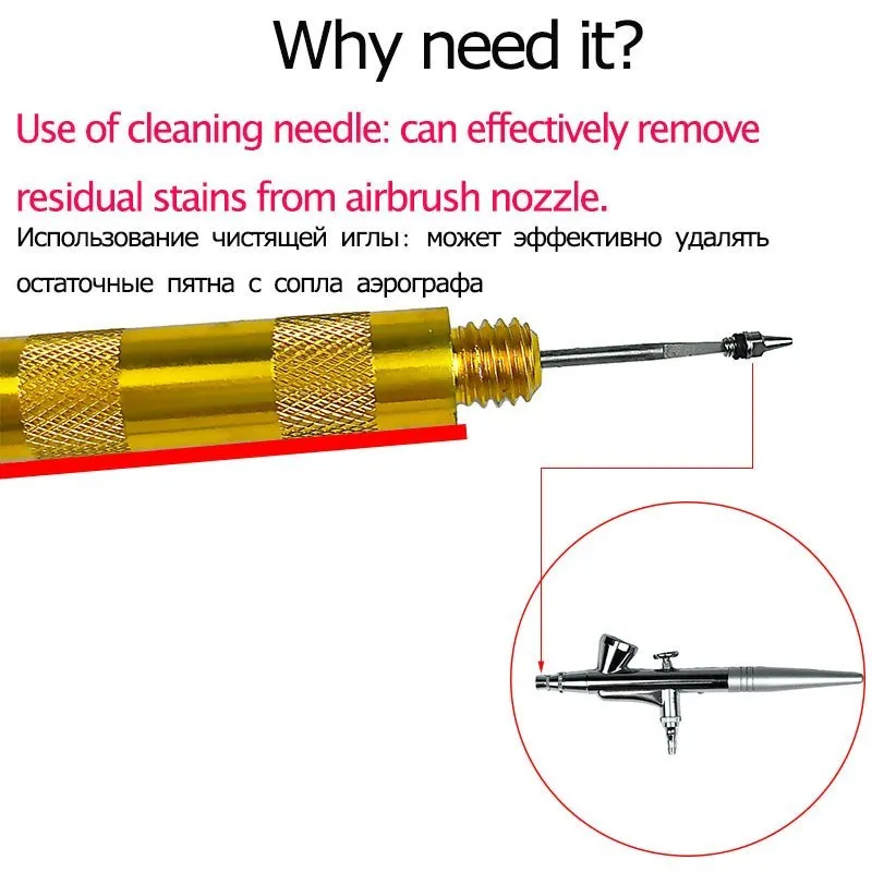 Airbrush Cleaning Pot Stabiliz - огляд і ціна Airbrush Kit With Mini Compressor