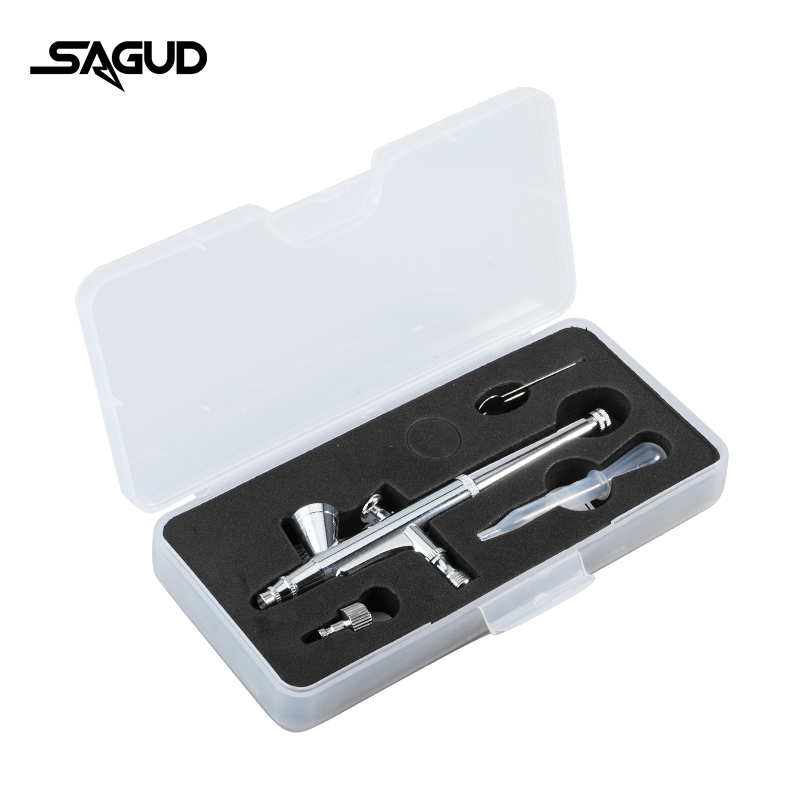 SAGUD Airbrush Model SD-135 0. - огляд і ціна Airbrush Kit With Mini Compressor