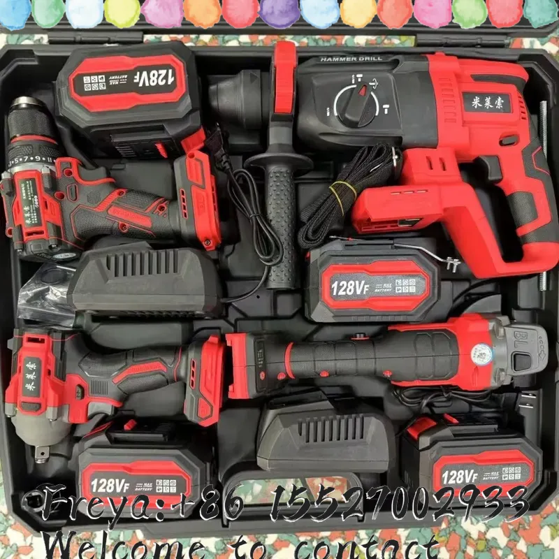 Brushless Power Tools 4-piece  - огляд і ціна Brushless Angle Grinder Battery Powered