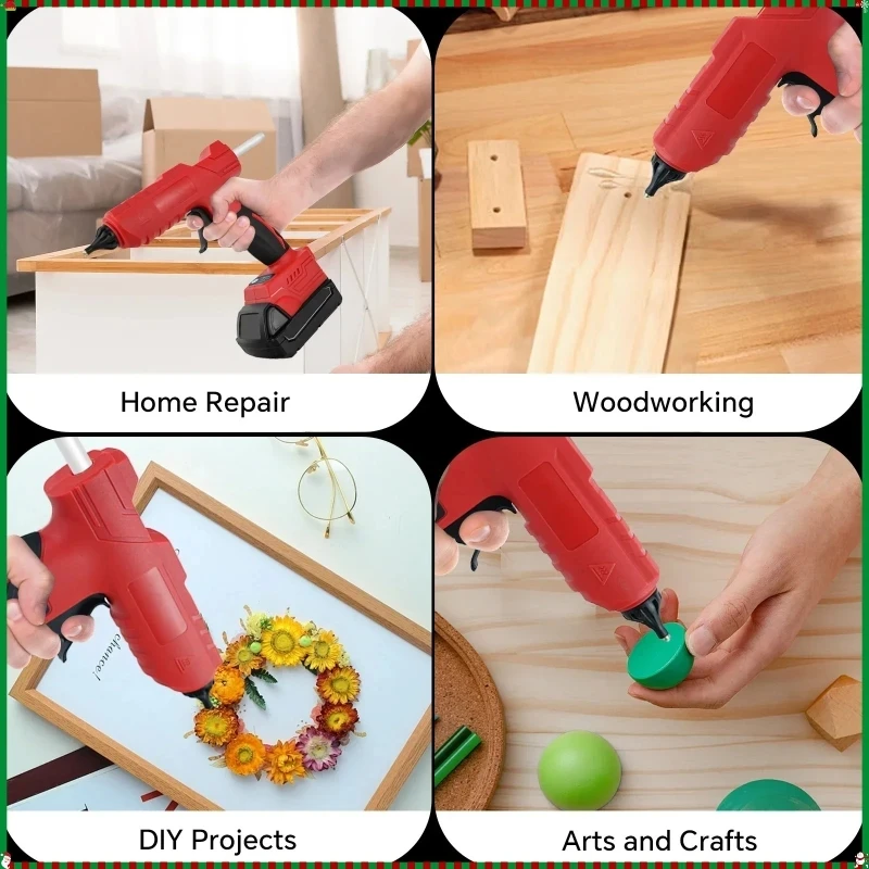 VESMATITY Cordless Electric Ho - огляд і ціна Hot Melt Glue Gun Cordless