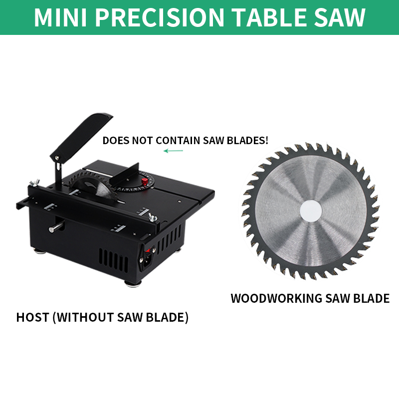 1200W mini precision table saw - огляд і ціна Mini Table Saw For Woodworking