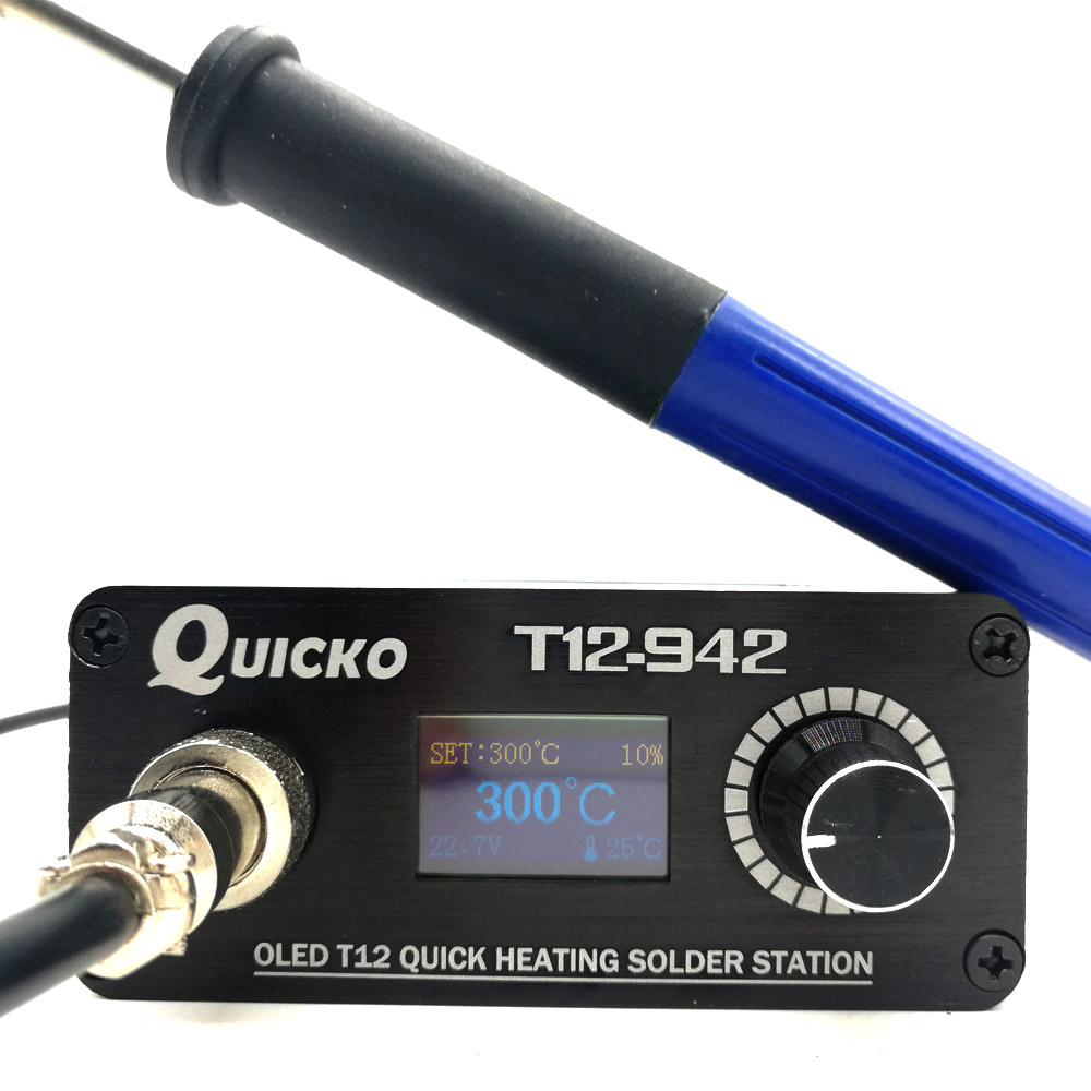 QUICKO MINI T12 STC OLED Digit - огляд і ціна Digital Soldering Station T12