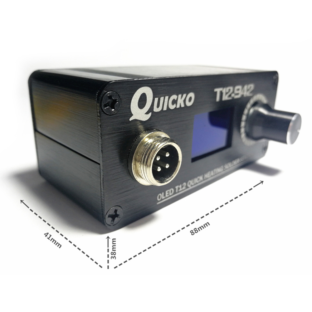 QUICKO MINI T12 STC OLED Digit - огляд і ціна Digital Soldering Station T12