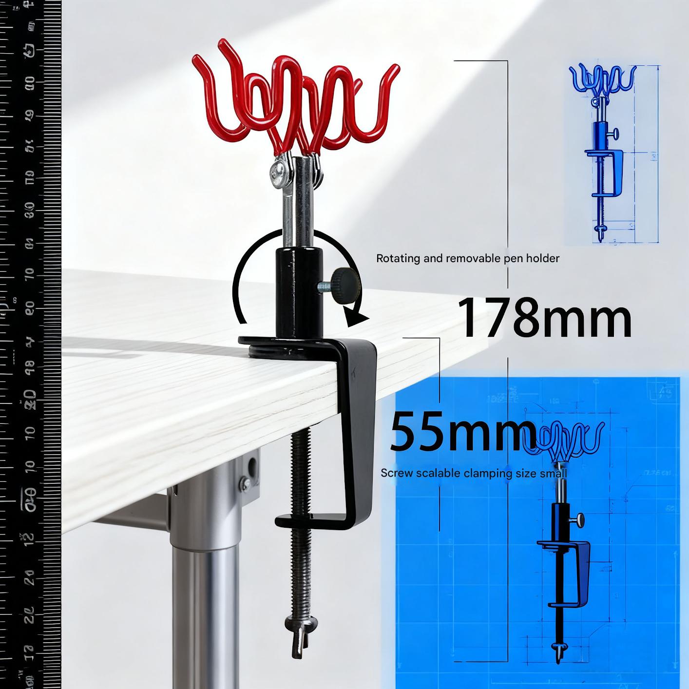 Airbrush Holder Gravity Stand  - огляд і ціна Airbrush Kit With Mini Compressor