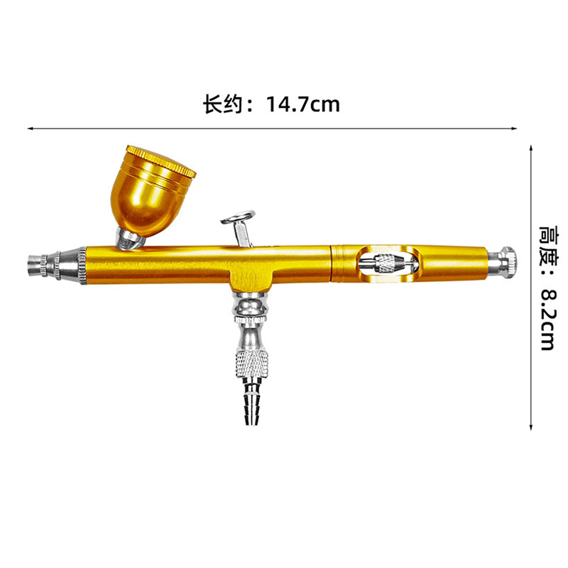 0.3mm Dual Action Airbrush 7cc - огляд і ціна Airbrush Kit With Mini Compressor