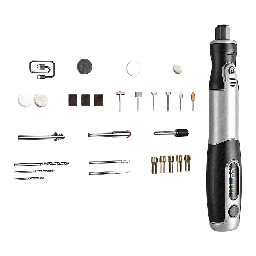 Cordless Electric Rotary Tool  - огляд і ціна Cordless Rotary Tool Kit Accessories