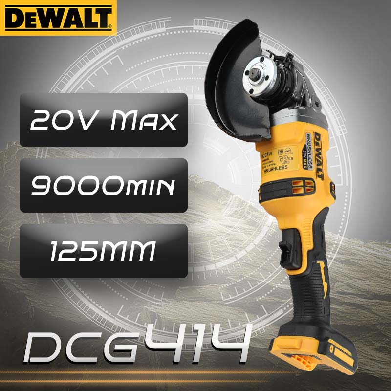 DEWALT DCG414 20V MAX Brushles - огляд і ціна Brushless Angle Grinder Battery Powered