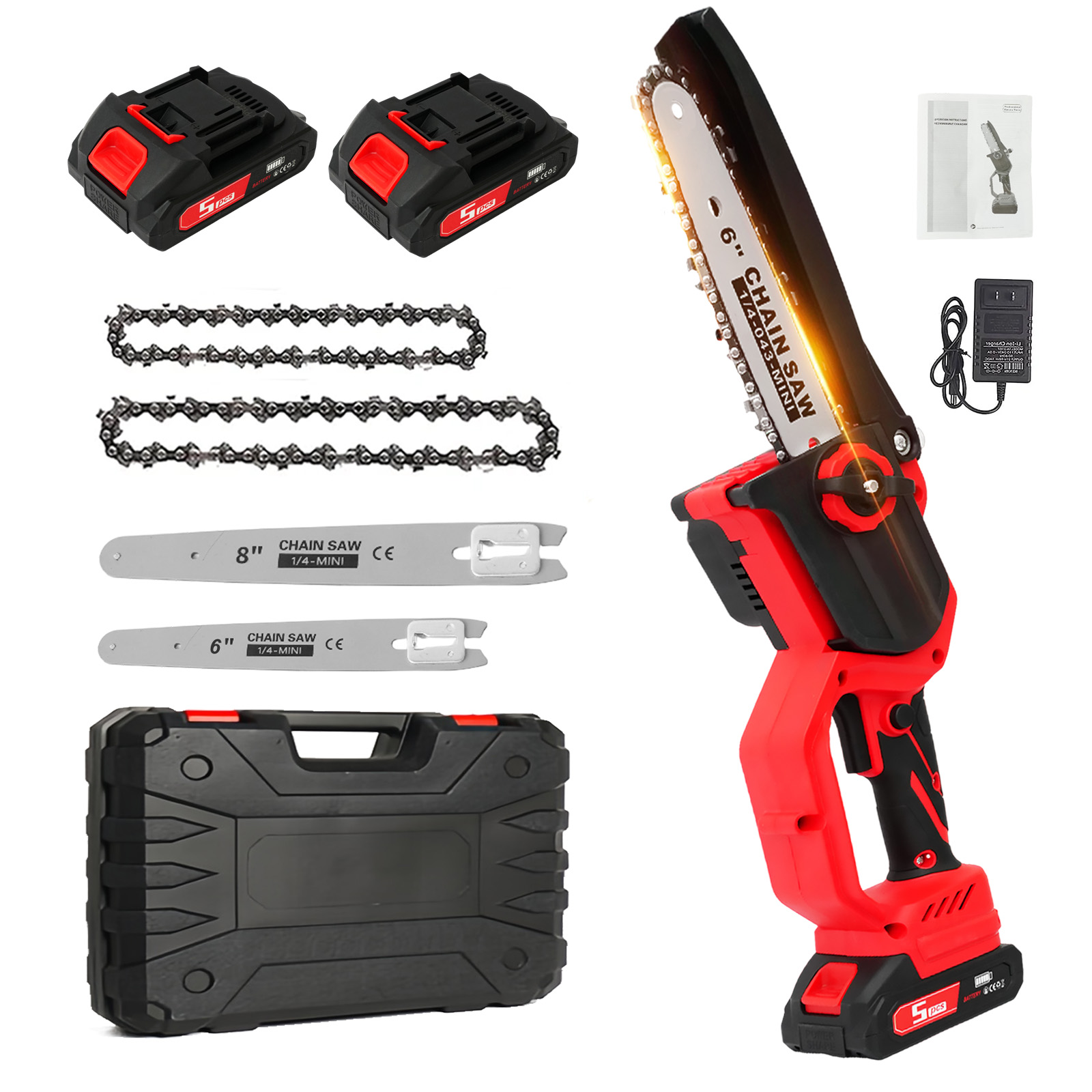 Electric Chainsaw 1380W High-S - огляд і ціна Mini Electric Chainsaw 6 Inch