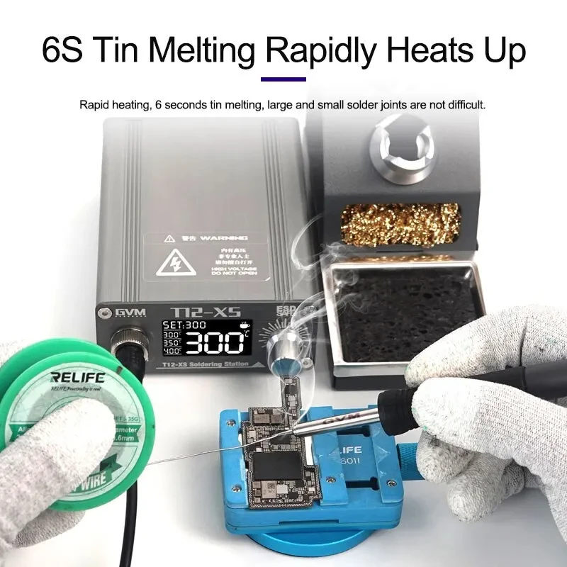 GVM T12-XS Smart LED Digital D - огляд і ціна Digital Soldering Station T12