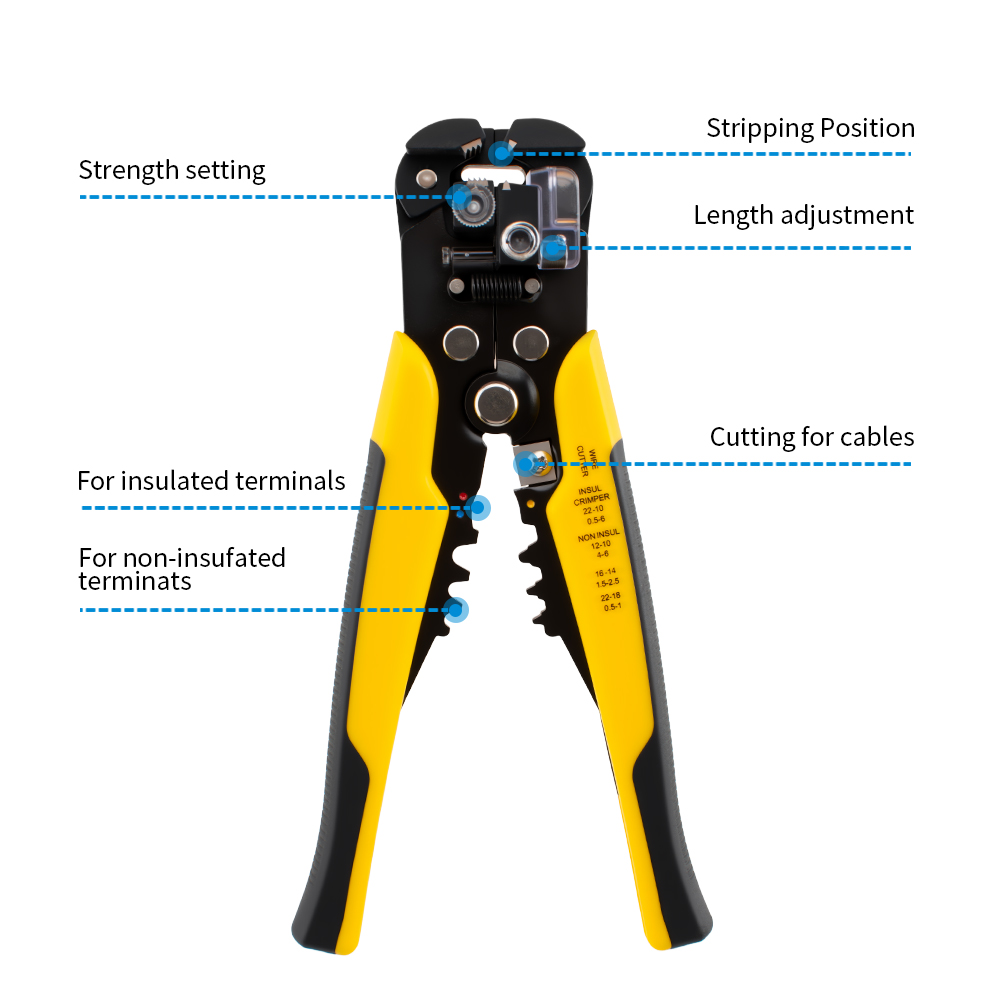 Multifunctional Hand Tool Elec - огляд і ціна Automatic Wire Stripper Cutter