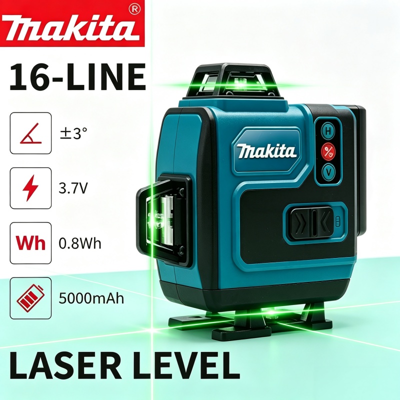 5.0Ah Max Makita 40V Battery M - огляд і ціна Laser Level 16 Lines 4D Green
