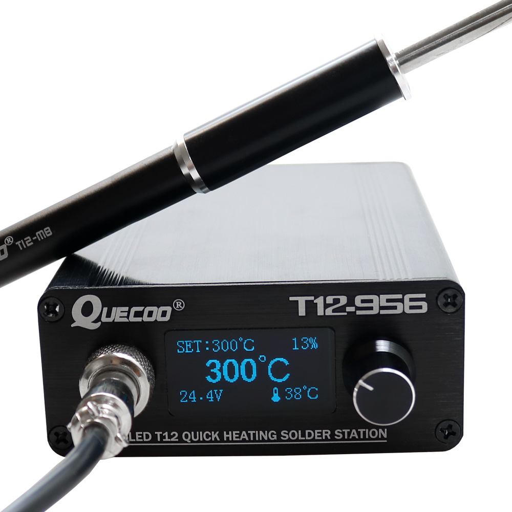 QUECOO T12-956 Soldering Digit - огляд і ціна Digital Soldering Station T12