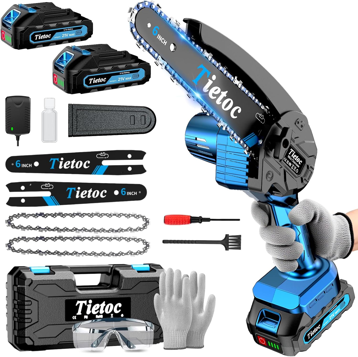 Mini Chainsaw, 6 Inch Chain Sa - огляд і ціна Mini Electric Chainsaw 6 Inch