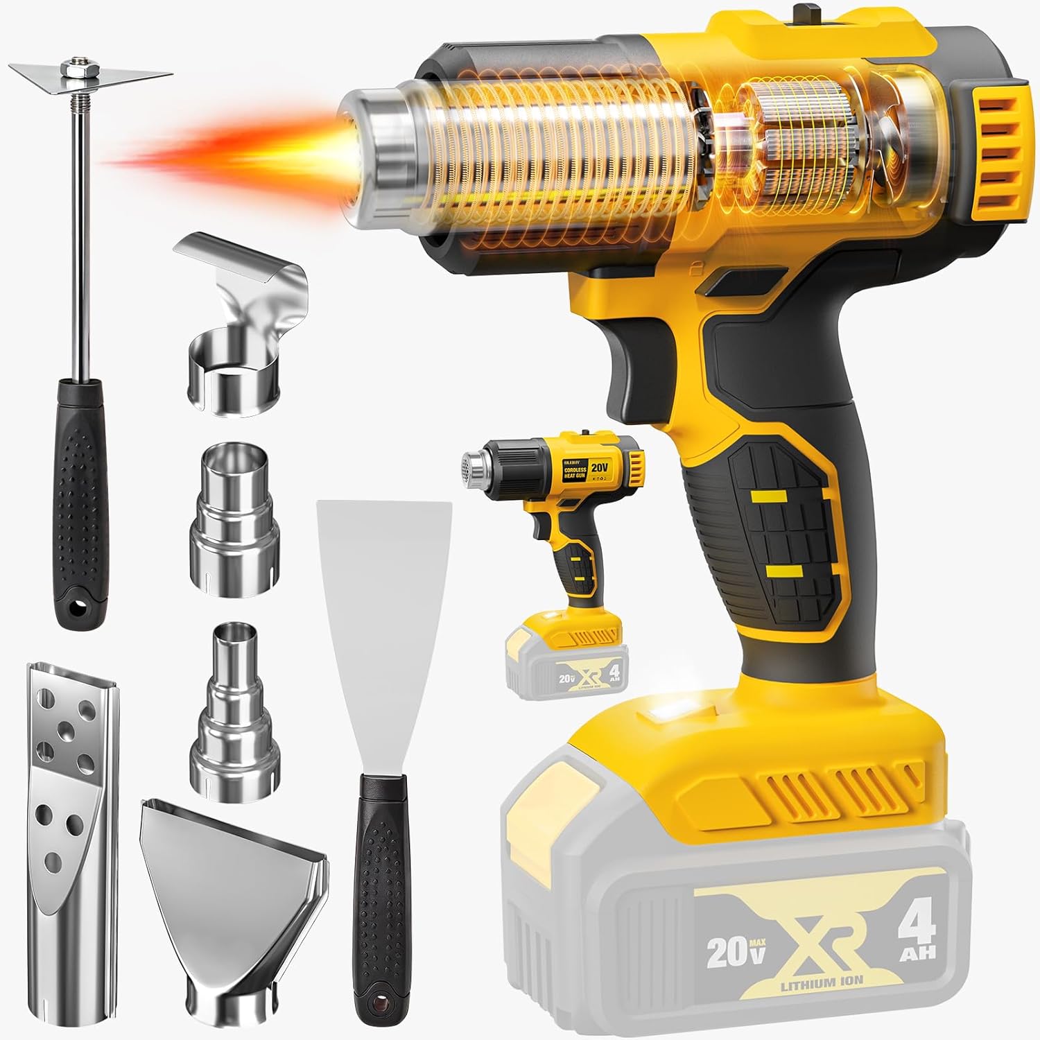Cordless Heat Gun Compatible w - огляд і ціна Cordless Heat Gun For Shrink Tubing